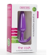 Фиолетовая анальная втулка The Cork Medium - 12,4 см. - фото, цены