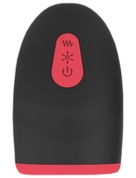 Черно-красный вибромастурбатор с нагревом Small Mood - фото, цены