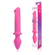 Двусторонний вагинально-анальный стимулятор розового цвета - 23 см. - фото, цены