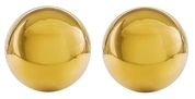 Золотистые вагинальные шарики Ben Wa Balls в шкатулке - фото, цены