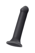 Черный фаллос на присоске Silicone Bendable Dildo Xl - 20 см. - фото, цены