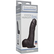 Черный фаллоимитатор на присоске Cock Hungry - 26,7 см. - фото, цены
