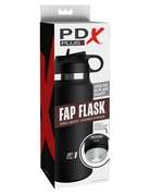 Черный мастурбатор в виде бутылки Fap Flask - фото, цены