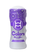 Мультирельефный мастурбатор MensMax Colors - Flick Purple - фото, цены