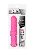 Розовый анальный вибратор с шипиками Bootyful Twisted Tickler Vibe Pink - фото, цены