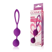 Фиолетовые двойные вагинальные шарики Cosmo - фото, цены