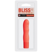 Оранжевый мини-вибратор Neon Bliss - 9 см. - фото, цены