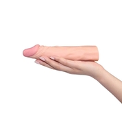 Насадка-фаллоимитатор Super-Realistic Penis - 18,5 см. - фото, цены