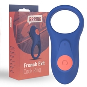 Синее эрекционное кольцо Rrring French Exit Cock Ring - фото, цены