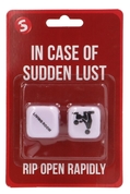 Игральные кубики In Case Of Sudden Lust Sex Dice - фото, цены