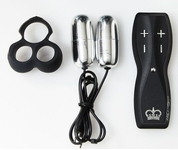 Черный инновационный мужской вибростимулятор Jett - фото, цены