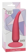 Розовая анальная пробка P-spot Teazer Pink - 12,2 см. - фото, цены