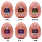 Набор из 6 мастурбаторов-яиц Tenga Egg Variety Pack V - фото, цены