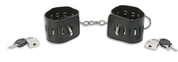 Чёрные наручники с кольцами - фото, цены