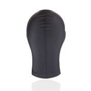 Черный текстильный шлем с прорезью для глаз и рта - фото, цены