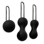 Набор черных вагинальных шариков Je Joue Ami - фото, цены