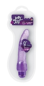 Фиолетовый вибратор-реалистик Jelly Joy 9inch 10 Rhythms Purple - 23 см. - фото, цены