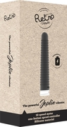 Чёрный вибратор в стиле ретро Joplin - 17 см. - фото, цены