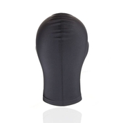 Черный текстильный шлем с прорезью для рта - фото, цены