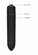Черная вибропуля Speed Bullet - 9,3 см. - фото, цены