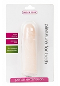 Телесная насадка-реалистик на пенис Extension - 13 см. - фото, цены