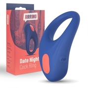 Синее эрекционное кольцо Rrring Date Night Cock Ring - фото, цены