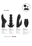 Черный эротический набор Pleasure Kit №6 - фото, цены