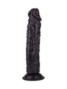 Чёрный фаллоимитатор без мошонки - 19,5 см. - фото, цены