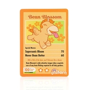 Желтый клиторальный вибромассажер Unihorn Bean Blossom с подвижным язычком - фото, цены