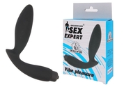 Чёрный вибростимулятор простаты Sex Expert Vibe Pleasure - фото, цены