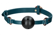 Кляп-шар на зеленых ремешках Breathable Ball Gag - фото, цены