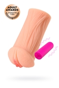 Реалистичный мастурбатор-вагина телесного цвета Elegance.001 с вибрацией - фото, цены