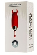 Красный вибростимулятор Devol Mini Vibrator - 8,5 см. - фото, цены