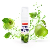 Гель-смазка Tutti-frutti с яблочным вкусом - 30 гр. - фото, цены