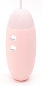 Нежно-розовое виброяйцо с вакуум-волновым действием Kiss Toy Miss Vv - фото, цены