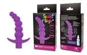 Фиолетовая вибрирующая анальная елочка Sweet Toys - 10,8 см. - фото, цены