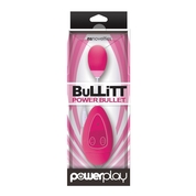 Розовое виброяйцо BuLLiTT Single с пультом управления - фото, цены