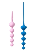 Набор из 2 цветных анальных цепочек Satisfyer Love Beads - фото, цены