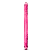 Розовый двусторонний фаллоимитатор B Yours 16 Double Dildo - 40,6 см. - фото, цены