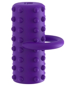 Фиолетовая вибропулька на палец Power Finger - фото, цены