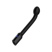 Черный вибростимулятор простаты Rechargeable Prostate Probe - 21,7 см. - фото, цены