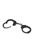 Чёрный металлические наручники Romfun - фото, цены