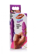 Фиолетовая насадка на палец Finger Bang-her Vibe с вибрацией - фото, цены