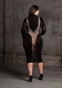 Облегающее длинное платье Carme с пикантной спинкой - фото, цены