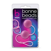 Розовые вагинальные шарики Bonne Beads - фото, цены
