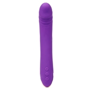 Фиолетовый вибратор для стимуляции точки G - 22 см. - фото, цены