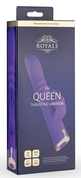 Фиолетовый вибратор-кролик The Queen Thrusting Vibrator - 29 см. - фото, цены