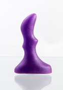 Фиолетовый анальный стимулятор Small ripple plug - 10 см. - фото, цены