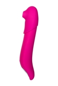 Розовый стимулятор с пульсацией и вакуум-волновой стимуляцией Jos Oscar - 20,5 см. - фото, цены