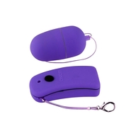 Фиолетовое виброяйцо с дистанционным управлением - фото, цены